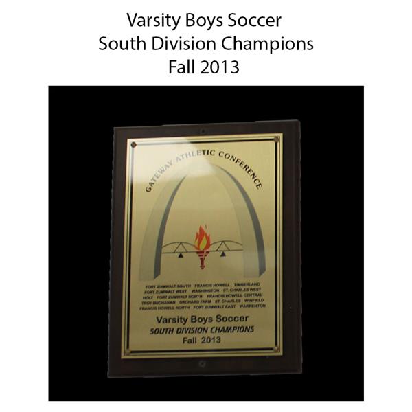 2013 Varsity Boys Soccer South Division Champions Fall 